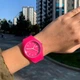 Женские часы силиконовые Skmei софт тач розовые (z006-4) - изображение 2