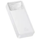 Портативный павербанк Baseus Digital display 20000mAh на 20 W с LED-дисплеем, + кабель в комплекте Белый - изображение 1