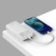 Портативный павербанк Baseus Digital display 20000mAh на 20 W с LED-дисплеем, + кабель в комплекте Белый - изображение 9
