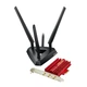 Бездротовий адаптер Asus PCE-AC68 (AC1900, broadcom, 3 внешних антенны) - зображення 1