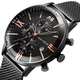 Часы наручные мужские Mini Focus MF0236G All Black - изображение 1