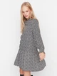 Платье короткое осеннее женское Trendyol TWOAW23EL00494 38 Black (8683047504292) - изображение 4