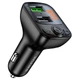 АЗП з FM-модулятором BOROFONE BC41 Eminency QC3.0 Car BT FM transmitter 18W Black 8525500090 (6974443382884) - изображение 3