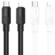 Кабель для телефона с быстрой зарядкой Type-C to&nbsp;Lightning Apple iPhone HOCO X84 Victory 100см |20W| Черный - изображение 3