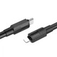 Кабель для телефона с быстрой зарядкой Type-C to&nbsp;Lightning Apple iPhone HOCO X84 Victory 100см |20W| Черный - изображение 2