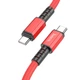 USB Hoco X85 60W Type-C to Type-C Червоний - зображення 1