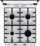 Kuchenka gazowa z piekarnikiem elektrycznym Gorenje GK5C41WH (3838782621185) - obraz 8