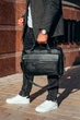 Мужская офисная сумка-портфель из натуральной кожи TIDING BAG Черный 10671-17 - изображение 6