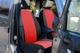Авточехлы с эко кожы для TOYOTA Yaris 2012>2019 mk III Hatchback Pok-ter PERLINE с красной вставкой - изображение 1