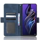Чехол-книжка с кармашками Deexe Wallet Stand для Tecno Pova 3 (LF7n) - Blue - изображение 2