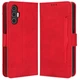 Чохол Deexe Wallet Stand для Tecno Pova 3 (LF7n) - Red - зображення 1