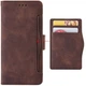 Чохол Deexe Wallet Stand для Tecno Pova 3 (LF7n) - Brown - зображення 4
