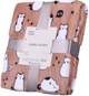 Плед Ardesto Flannel Котики Розовый с белым 160х200 см (ART0108PB) - изображение 1