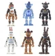 Экшн-фигурки из игры FNAF Пять ночей с Фредди Аниматроники Фростберг Морозный медведь 6 шт./комплект 14 см - изображение 5
