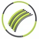 Обруч массажный Hula Hoop SportVida 90 см SV-HK0214 Grey/Green - изображение 1