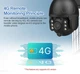 Внешняя поворотная камера видеонаблюдения с солнечной панелью INQMEGA 4G 1080P ST-S588M - изображение 8