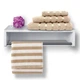 Полка "Ledge White" 150x800x200 навесная универсальная из ламинированной ДСП с ограничителем - изображение 2
