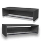 Полка "Ledge Graphite" 150x600x200 навесная универсальная из ламинированной ДСП с ограничителем - изображение 6