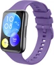 Ремешок Jsota для Huawei Watch Fit 2 (Силиконовый) Lilac (28081-3B) - изображение 1