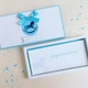 Gift box Dreamer голубий Конверт вітальний для грошей - зображення 5