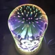 Світильник колба 3D з дерев'яною основою Tanbaby 3D Starburst нічник EL- 262 - изображение 2