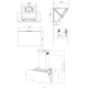 Вытяжка кухонная Interline FLOW WH A/60/GL/M - изображение 5