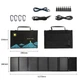 Портативна сонячна панель Solar Bag W50F6 50 Вт 2USB+DC18V Зарядка смартфона павербанка ноутбука - зображення 12