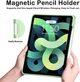 Силиконовый чехол обложка + Pencil Direct Charge + Pencil Holder BBM1 для iPad Pro 12.9" 2020 Зеленый Оливковый - изображение 4