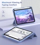 Силиконовый чехол обложка + Pencil Direct Charge + Pencil Holder BBM1 для iPad mini 6 8.3" 2021/mini 7 8.3" 2024 Серо-фиолетовый - изображение 2
