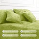 Покрывало ТЕП Velour (Велюр) 150х210 Салатово Ромб круглый - изображение 2