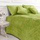 Покрывало ТЕП Velour (Велюр) 150х210 Салатово Ромб круглый - изображение 3