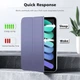 Магнитный чехол-книжка BBM1 Magnetic Case для iPad mini 6 8.3" 2021/mini 7 8.3" 2024 Серо-фиолетовый - изображение 5