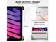 Силиконовый чехол обложка + Pencil Direct Charge + Pencil Holder BBM1 для iPad mini 6 8.3" 2021/mini 7 8.3" 2024 Серый - изображение 5