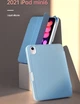 Силиконовый чехол обложка + Pencil Direct Charge + Pencil Holder BBM1 для iPad mini 6 8.3" 2021/mini 7 8.3" 2024 Голубой - изображение 12