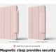 Магнитный чехол-книжка с фиксатором BBM1 Magnetic Case для iPad mini 6 8.3" 2021/mini 7 8.3" 2024 Розовый - изображение 3