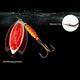 Блесна вертушка Aglia Long 3 Fish King 14 г 105 мм красно-желтый - изображение 5