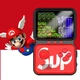 Портативная игровая консоль Sup Game Box D3"HD Ретро приставка 500 встроенных игр Красная - изображение 3