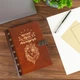 Щоденник недатований для записів, подарунок для боса, А5, 100 аркушів, Червоне дерево, WoodPresent - зображення 1