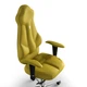Крісло KULIK SYSTEM IMPERIAL Yellow Екошкіра з підголівником без візерунка - зображення 2