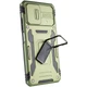 Чехол противоударный Epik Defender Cam Ring Case для Xiaomi Poco X5 Pro 5G / Note 12 Pro 5G Оливковый / Army Green - изображение 4