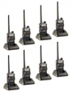 Комплект 8 шт Рація портативна Baofeng UV-5R VHF/UHF 8 Ватт до 10 км + Гарнітура - зображення 1