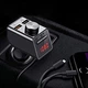 Автомобильный FM модулятор Q-18S Bluetooth трансмиттер для машины с функцией громкой связи Silver - изображение 5