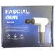 Массажер Аккумуляторный для тела мышечный портативный ручной Fascial Gun KH-320 4 насадки Тёмно-Синий - изображение 12