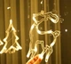 Гирлянда Штора Колокольчики Xmas штора гирлянда декор новогодний белый 2,5 м - изображение 4
