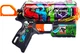 Szybkostrzelny miotacz Zuru X-SHOT Skins Flux Graffiti 8 naboi (193052040619) - obraz 1