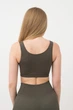 Бесшовный топ на широких бретелях Giulia TANK TOP S/M Khaki-khaki, Бесшовный топ - изображение 3