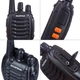 Комплект 4 шт раций портативных Baofeng BF-888S UHF 5 Вт 1500 мАч до 5 км - изображение 5