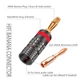 Штекер типу банан акустичний конектор Banana Plug 4 мм, Graphite/Red stripe (48517) - зображення 4