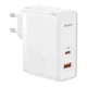 Сетевое зарядное устройство Baseus 100W GaN5 Pro Fast Charger QC4.0+PD3.0 1USB+1Type-C 5A + кабель Baseus Type-C to Type-C 100W 20V/5A 1м White - изображение 1