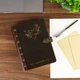 Щоденник-планер з гравіювання знаку зодіаку Козеріг, А5, 100 аркушів, Темне дерево, WoodPresent - зображення 1